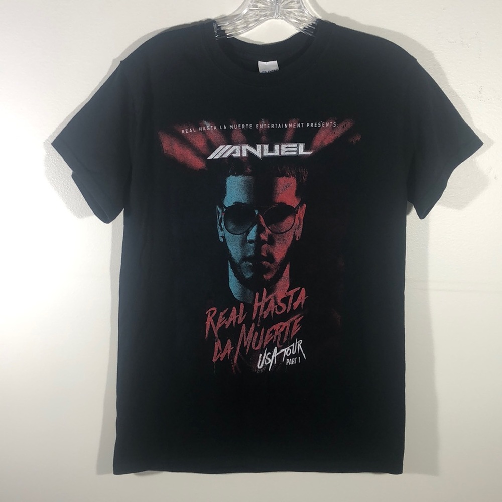 Real Hasta Muerte USA Tour T Shirt Black Size Sm